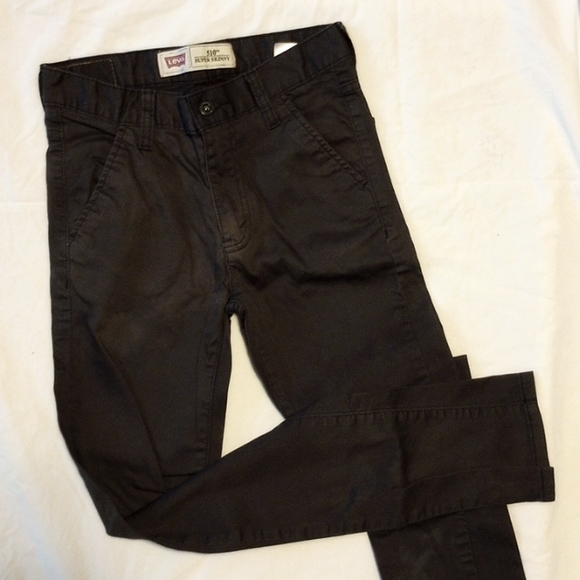 Levi's 501 Super Skinny Black Jeans-14Regular-27x27 - Picture 1 of 8